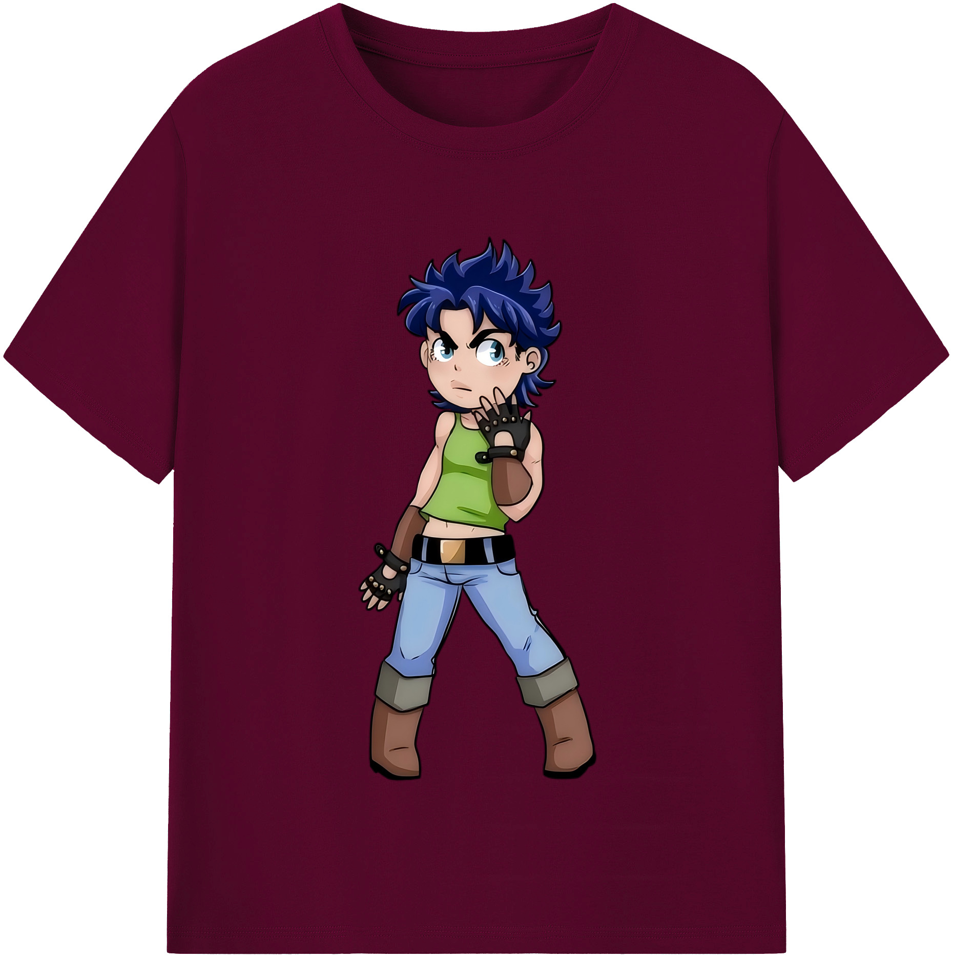 （画像用） ジョジョの奇妙な冒険 広瀨康一 JoJo's Bizarre Adventure Hirose Koichi レディースカジュアルプリントTシャツ（綿100％）